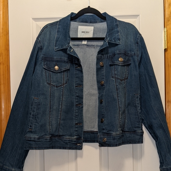 Nine West Jackets & Blazers - Dark Denim Nine West Jean Jacket